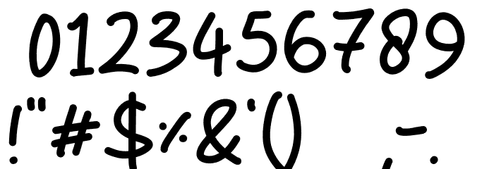 Milikah Font OTHER CHARS