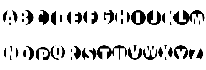 Milit Font LOWERCASE