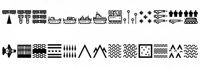 Militaricons Regular خط أحرف صغيرة