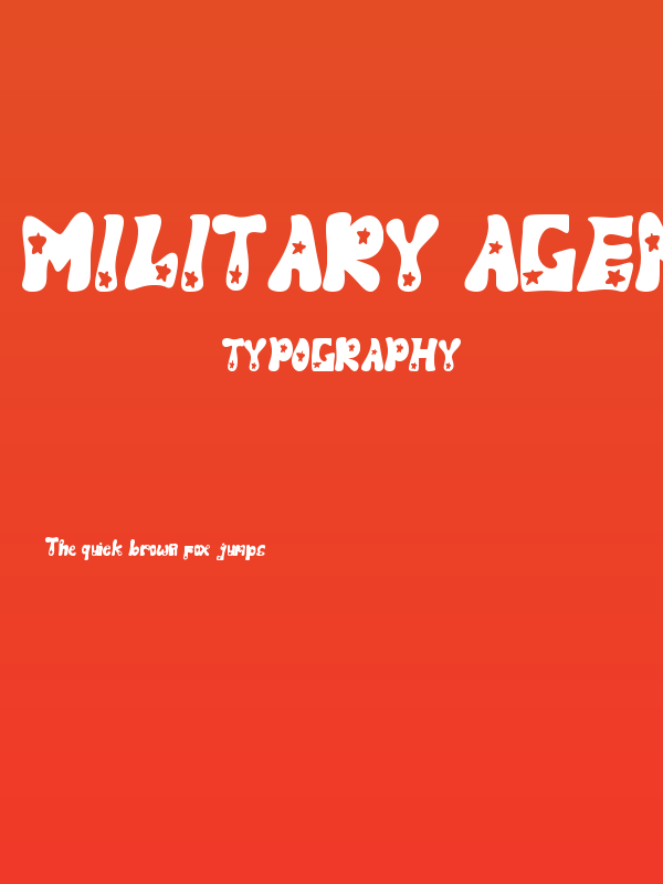 Military Agent Poster