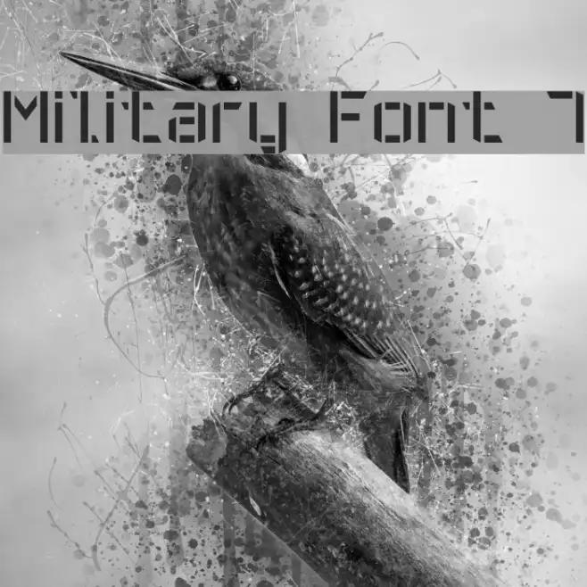 Military Font 7 Example 3