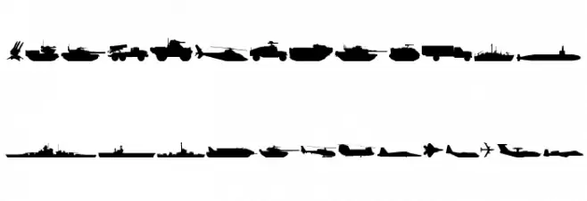 Military RPG Fuentes MINÚSCULAS