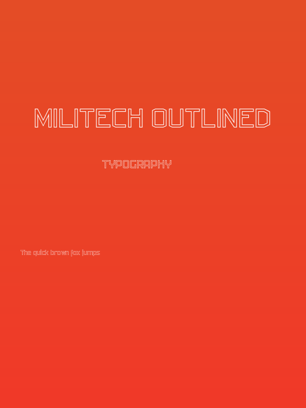 Militech Outlined Poster