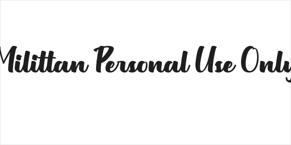 Milittan Personal Use Only Logo