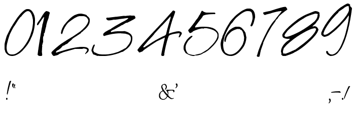 Milk & Cereal Font OTHER CHARS