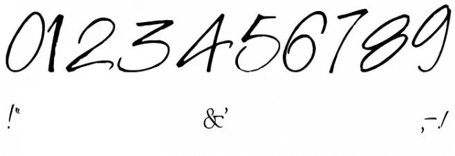 Milk & Cereal Font OTHER CHARS