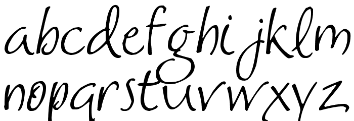 Milk & Cereal Font LOWERCASE
