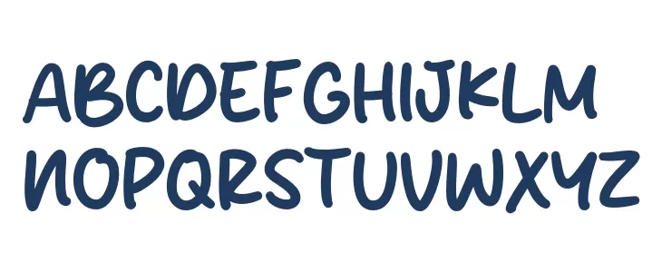 Milk Choco Schriftart Gro&szlig;