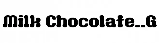 Milk Chocolate__G  baixar fontes gratis