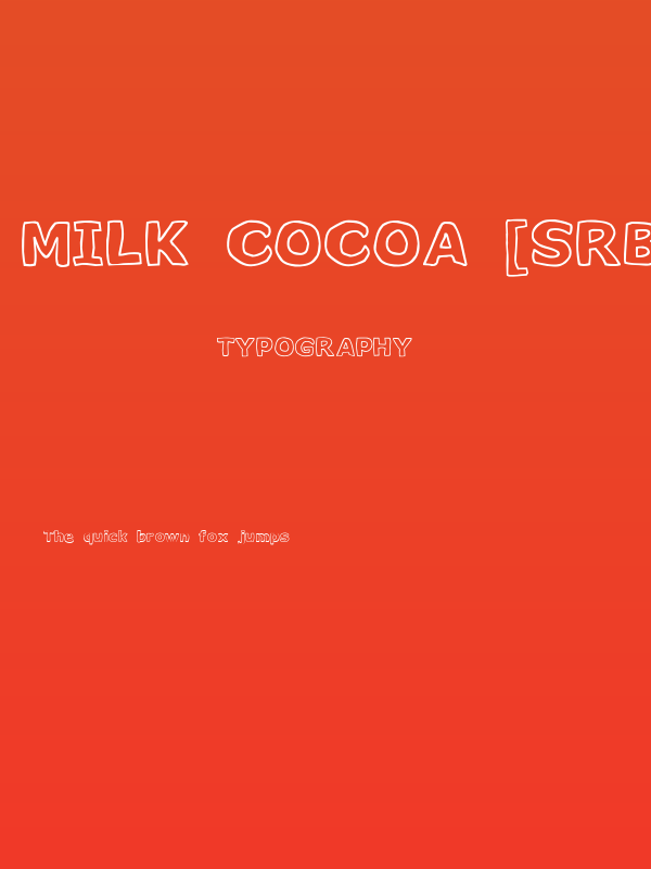 Milk Cocoa [sRB] Poster