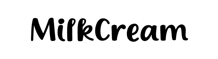 Milk Cream Font