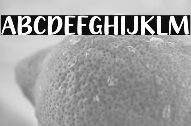 Milk Cream Font examples