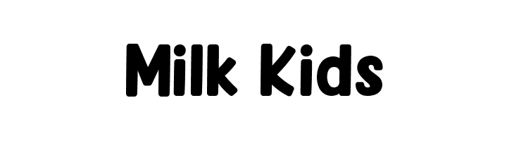 Milk Kids  免费字体下载