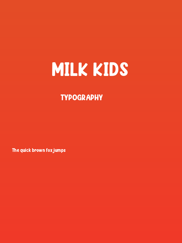 Milk Kids Poster