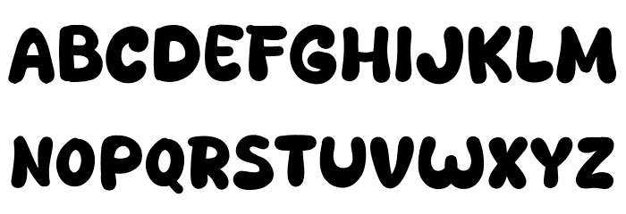 Milk Mango Font LOWERCASE