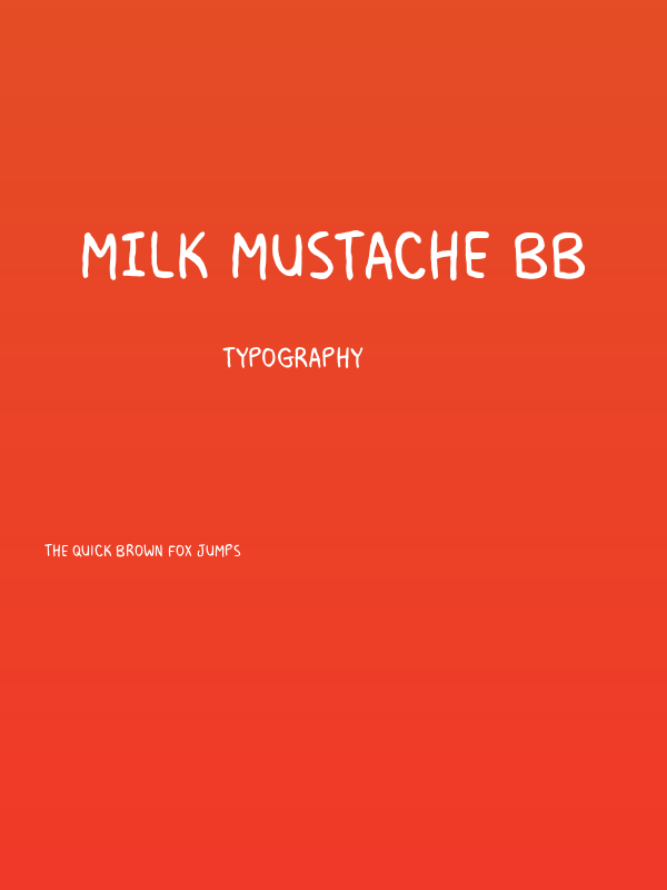 Milk Mustache BB Poster