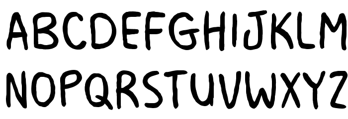 Milk Mustache BB Font LOWERCASE