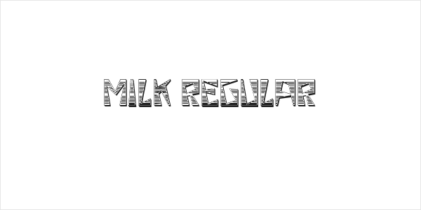 Milk Regular Logo
