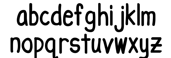 Milk Run Font LOWERCASE