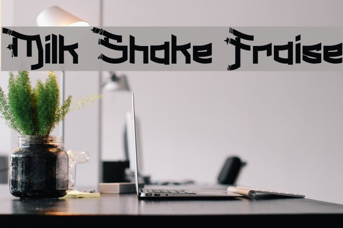 Milk Shake Fraise Example 3