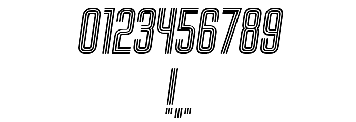 Milk and Chocolate Italic Font OTHER CHARS