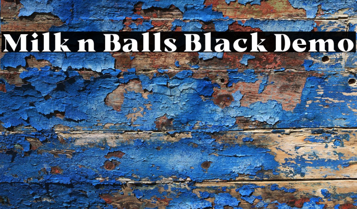 Milk n Balls Black Demo Example 1