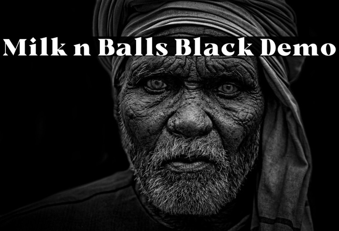 Milk n Balls Black Demo Example 3