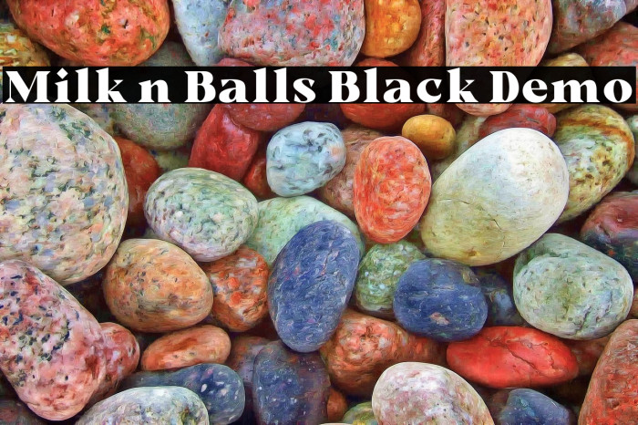 Milk n Balls Black Demo Example 1