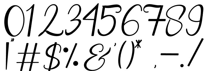 Milk&Honey Font OTHER CHARS