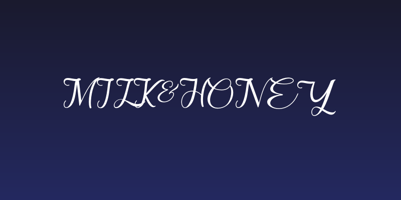 Milk&Honey Social Header