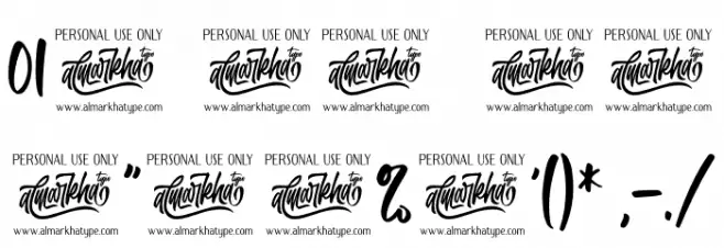 Milkalotta Font OTHER CHARS