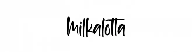 Milkalotta  Frei Schriftart Herunterladen