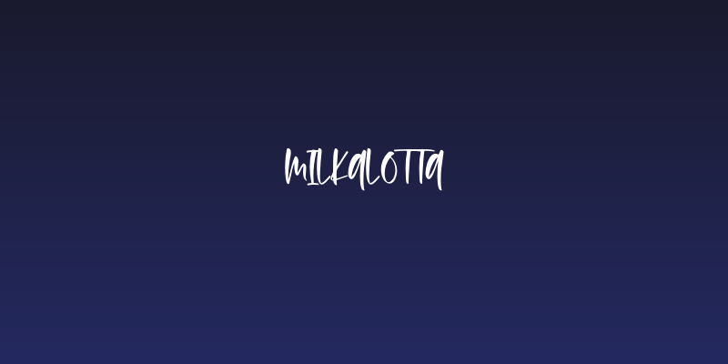 Milkalotta Social Header