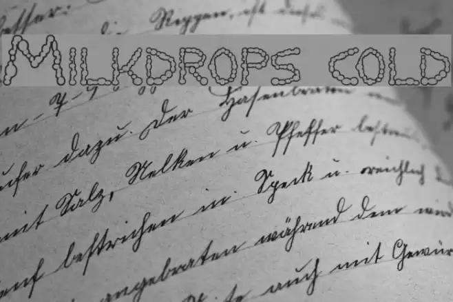 Milkdrops cold Polices examples