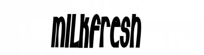 Milkfresh  Frei Schriftart Herunterladen