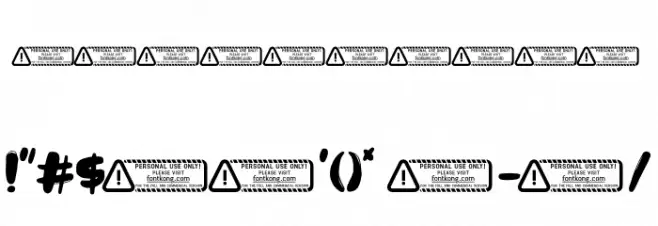 Milkids Font Alte caractere