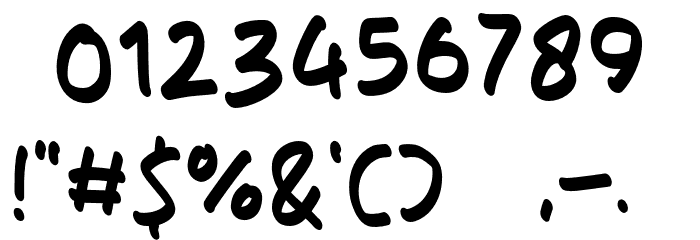 Milkita Font OTHER CHARS