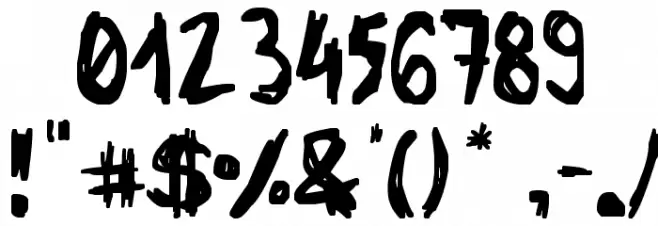 Milkman Conspiracy Font OTHER CHARS