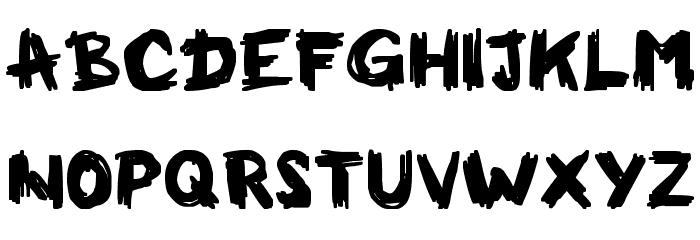 Milkman Conspiracy Font LOWERCASE