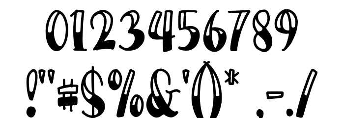 Milko Denilo Regular Font OTHER CHARS