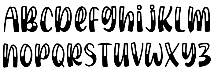 Milko Denilo Regular Font LOWERCASE