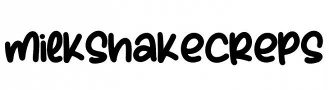 Milkshake Creps  Descarca Fonturi Gratis