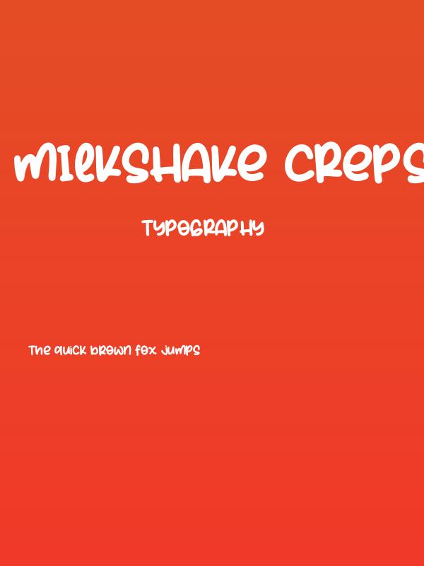 Milkshake Creps Poster