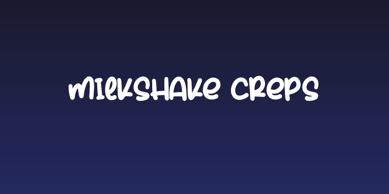 Milkshake Creps Social Header