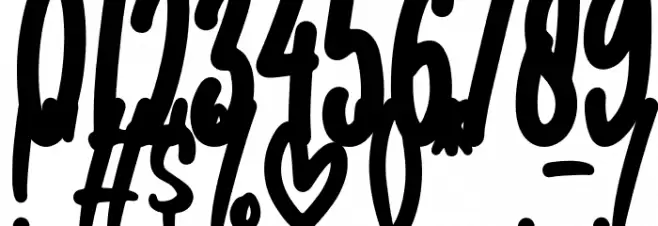 Milkshake Font OTHER CHARS