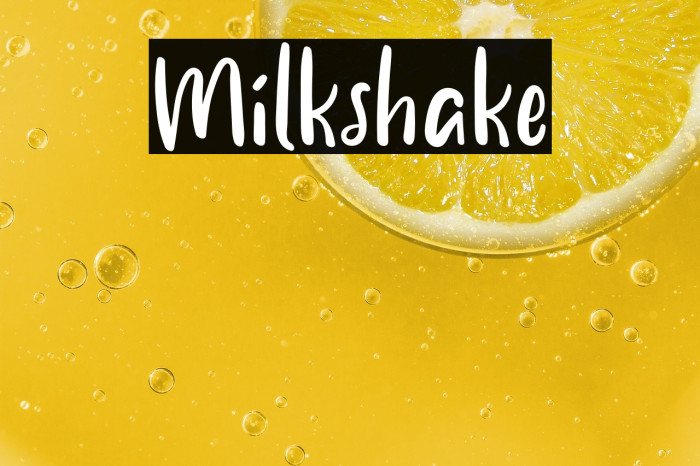 Milkshake Example 1
