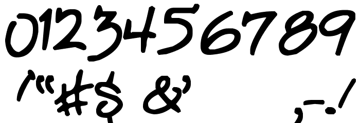 Milktop Girl Font OTHER CHARS