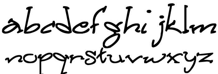 Milktop Girl Font LOWERCASE