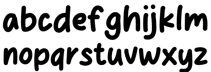 Milku Font LOWERCASE