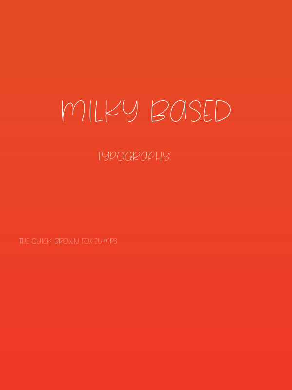 Milky Based Poster